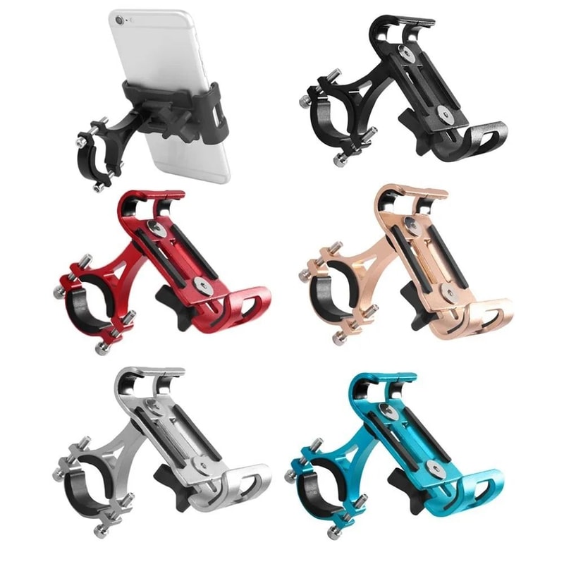Aluminum Alloy Universal Motorcycle Bicycle Handlebar Phone Stand 0