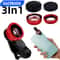 3in1 Wide Angle Macro Fisheye Lens Smartphone Camera Kit 0