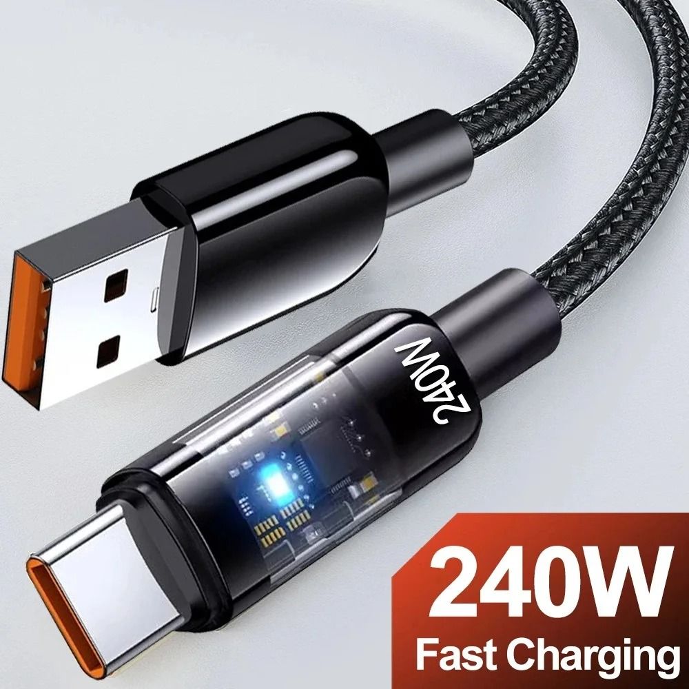 HighFidelity 240W 10A USB Type C Super Fast Charging Data Cord 0