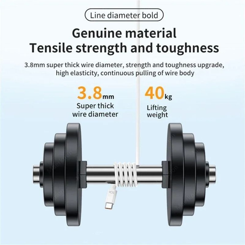 120W 10A HighSpeed USBA To TypeC Super Fast Charging Data Cord 4