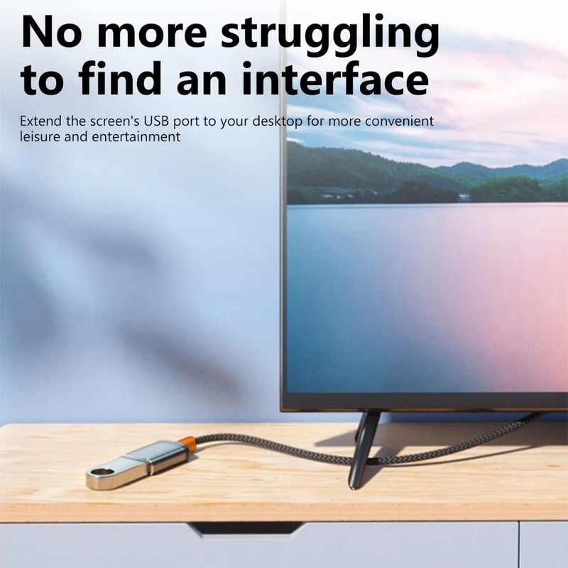 HighSpeed USB 30 Braided Extension Cable With 6A HighCurrent Support 4