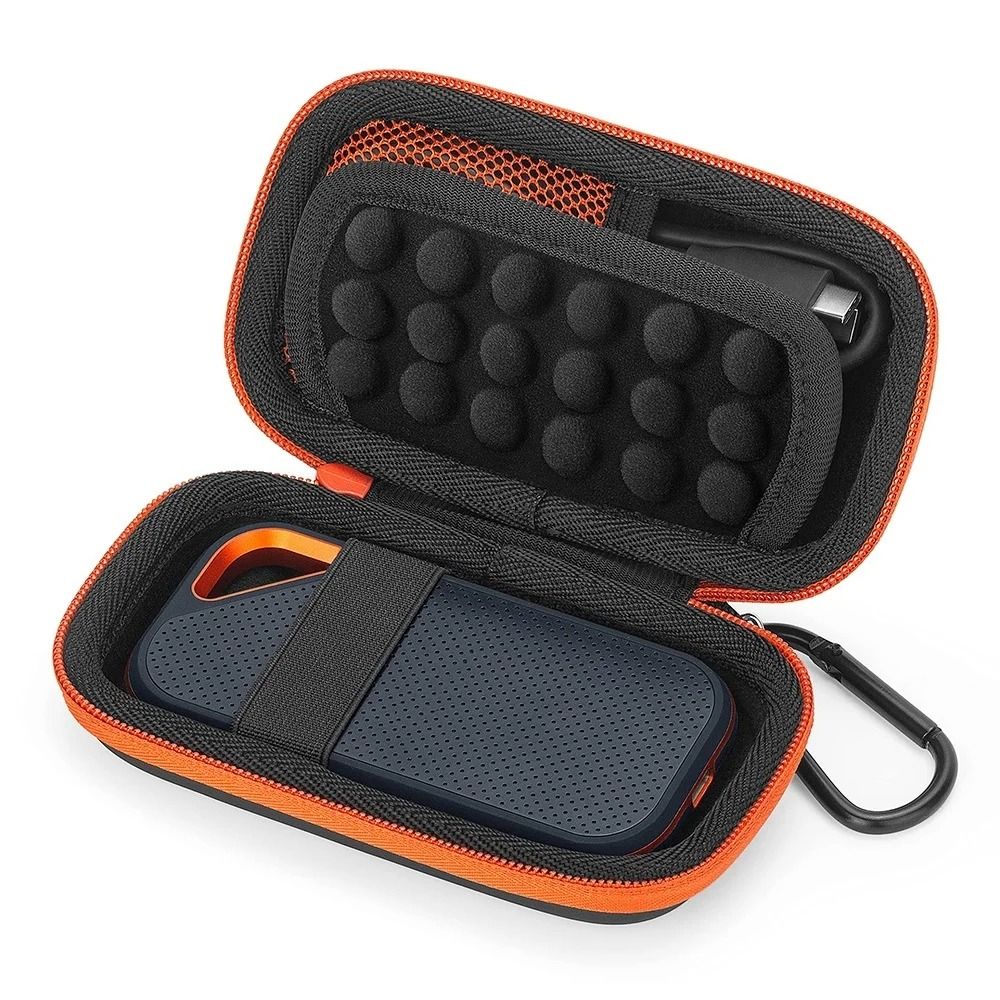 Hard Shell Portable AntiScratch External SSD And Hard Drive Storage Holder 0