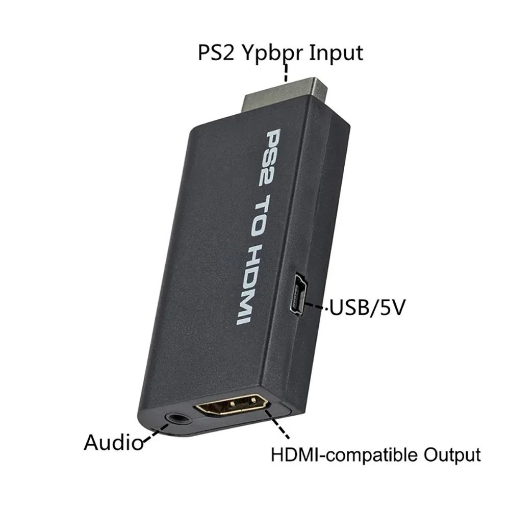 HighDefinition PS2 To HDMICompatible Audio Video Converter Adapter 5