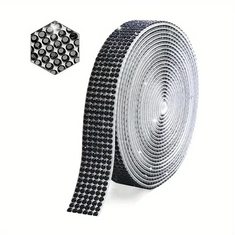 SelfAdhesive HighFidelity Crystal Rhinestone Ribbon Trim Tape 12