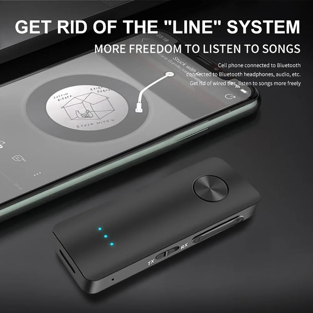 HighFidelity Bluetooth 53 Wireless Audio Transceiver And 2in1 Car Adapter 4
