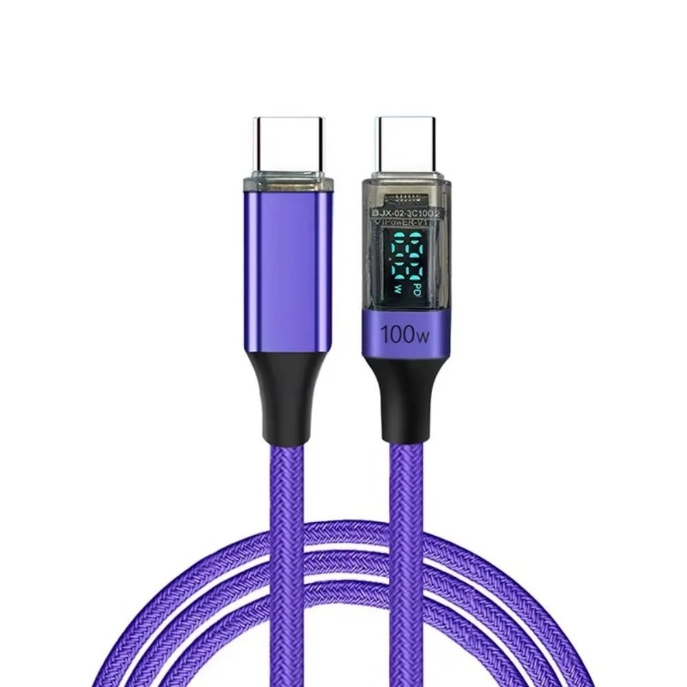 100W PD HighFidelity USBC To USBC Super Fast Charging Data Cord 8