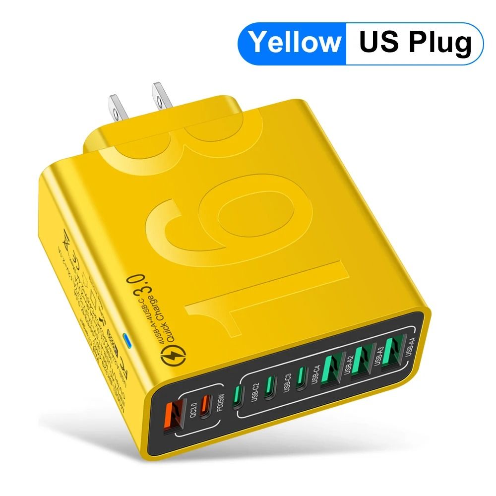 150W HighFidelity 8Port USBC And PD Fast Charging Desktop Power Hub 12
