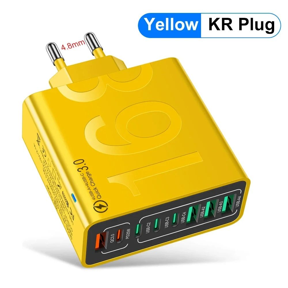 150W HighFidelity 8Port USBC And PD Fast Charging Desktop Power Hub 14