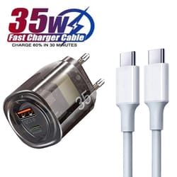 35w pd high-fidelity usb-c fast charging wall adapter