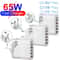 65W HighFidelity 6Port PD And USB Fast Charging Power Hub 0