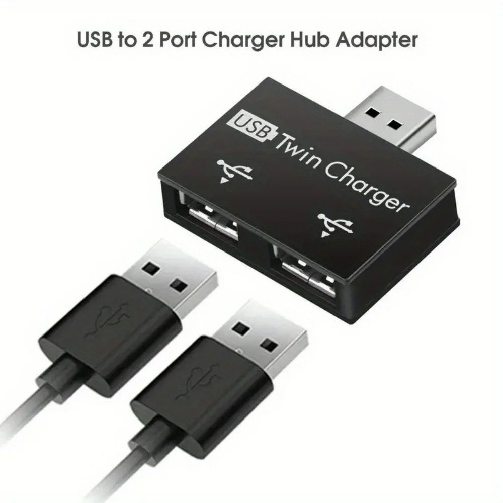 HighFidelity USB Twin Charger And DualPort Female Hub Converter 1