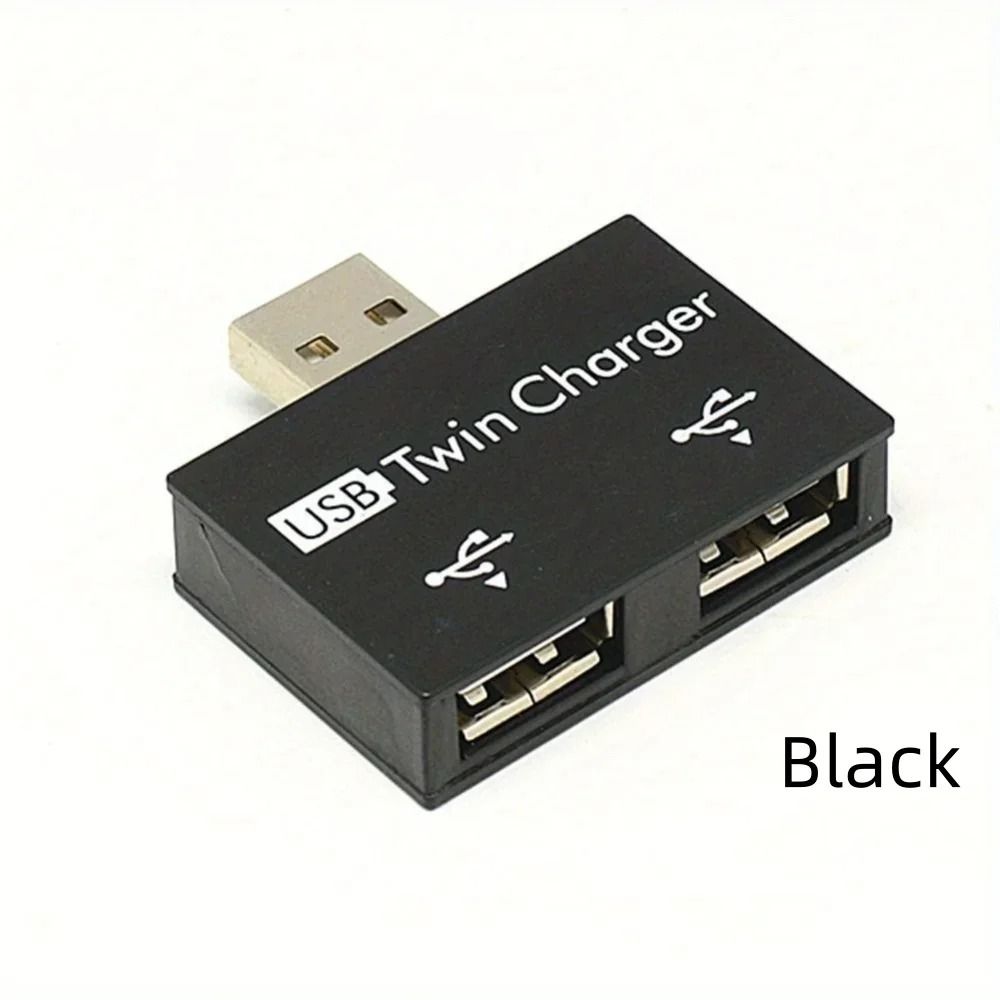 HighFidelity USB Twin Charger And DualPort Female Hub Converter 6
