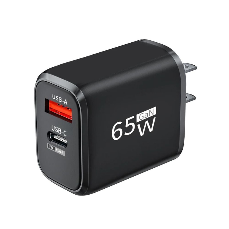 UltraHighFidelity 65W GaN DualNode PD QC TitaniumGrade Wall Power Architecture 7