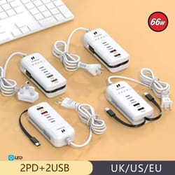 66w multi-node titanium-grade super-flow power strip architecture