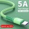 SuperSoft Liquid Silicone 5A Fast Charging USBC Cable 0
