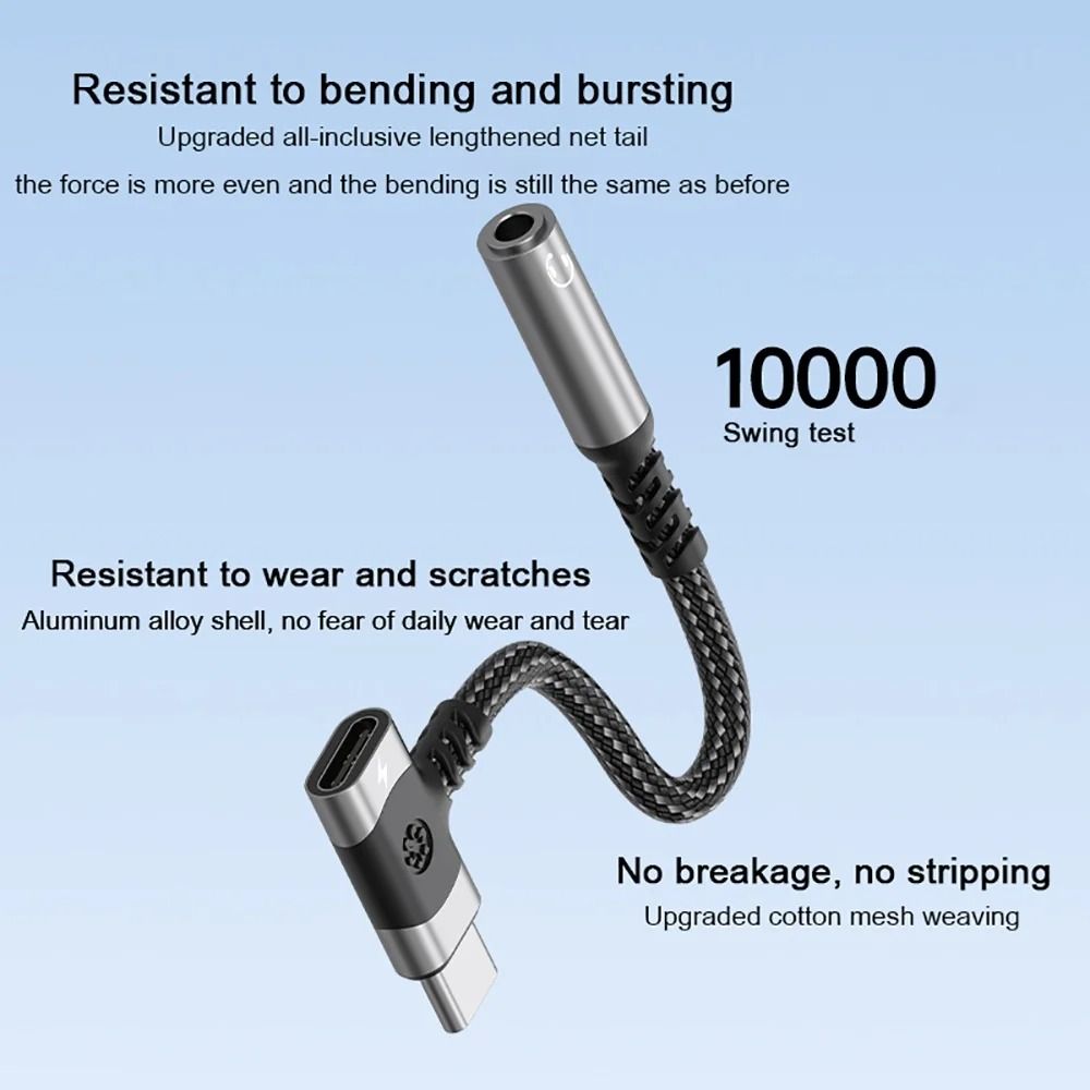 2in1 USBC To 35mm Headphone Charging Adapter 4