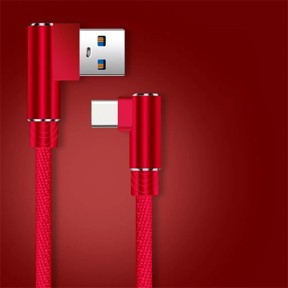 40W HighSpeed 90Degree Elbow USBC Fast Charging Cable 8