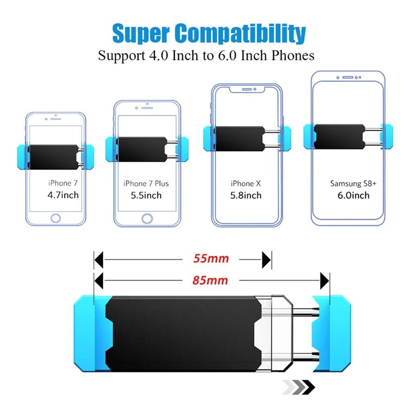 Universal 360 Rotating Car Air Vent Phone Mount 5