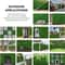 Premium Artificial Boxwood Grass Privacy Wall Panels 10Piece Set 5