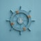 Retro Mediterranean Wooden Ship Helm Timeless Nautical Wall Art 5