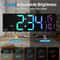 162 Inch UltraWide RGB Digital Wall Clock With Remote Control 3