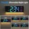 162 Inch UltraWide RGB Digital Wall Clock With Remote Control 4