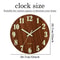 Nordic Luminous Wood Wall Clock 3