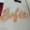 Personalized Script Wooden Name Sign 1