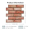 3D Realistic Brick Peel And Stick Wall Panels 10Piece Set 5