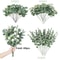 Premium Mixed Eucalyptus Greenery Stems Bulk Set 8