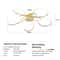Chrome And Gold Plated Modern LED Chandelier For Luxury Home Decor 11