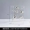 Creative Square Acrylic Cover Sphere Decoration For Modern Home Decor 12