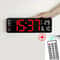 10 Inch Smart Mute LED Electronic Alarm Wall Clock With Thermometer 9