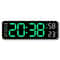 10 Inch Smart Mute LED Electronic Alarm Wall Clock With Thermometer 8