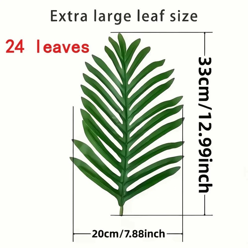 50 Inch Giant Artificial Palm Tree Realistic Full Lush Greenery For Home Decor 3