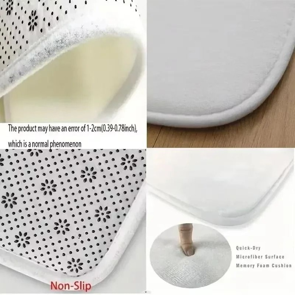 3D Desert Crack Water Fire Design Rug NonSlip Machine Washable Carpet 4