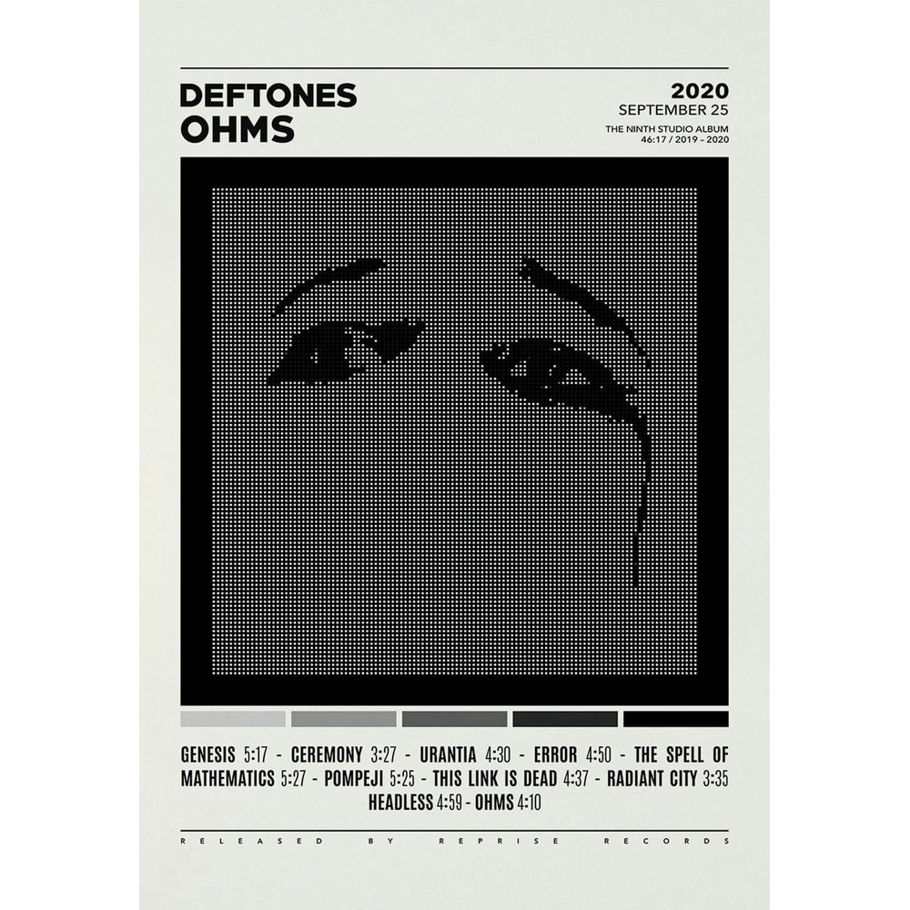 Deftones Band Album Cover Poster Canvas Print For Modern Wall Decor 6