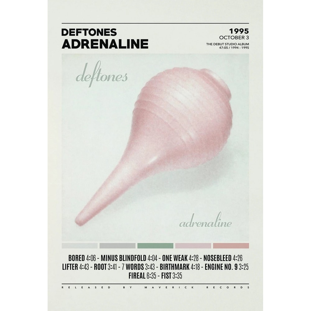 Deftones Band Album Cover Poster Canvas Print For Modern Wall Decor 14