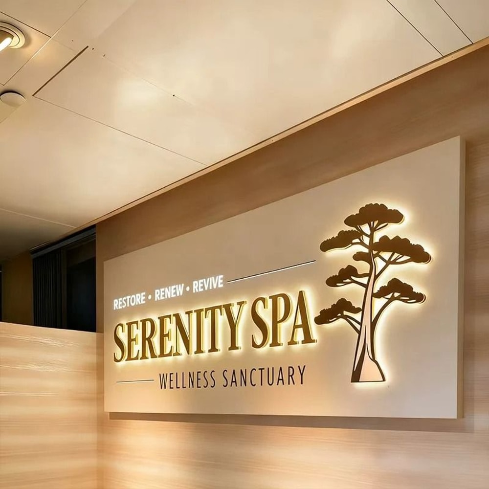 Custom 3D Backlit LED Business Sign For Beauty Nail And SPA Salons 5