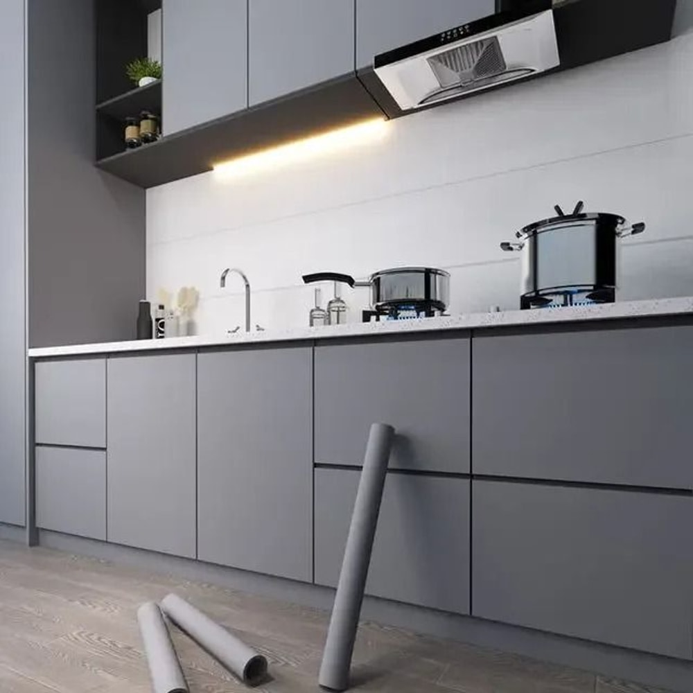 10M Kitchen OilProof And Waterproof SelfAdhesive Wallpaper For Cabinet Renovation 7