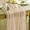 Gauze Table Runner Sheer Arch Wedding Table Setting 15