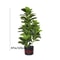 150cm Large Artificial Fiddle Leaf Fig Tree Tropical Faux Ficus Lyrata 8