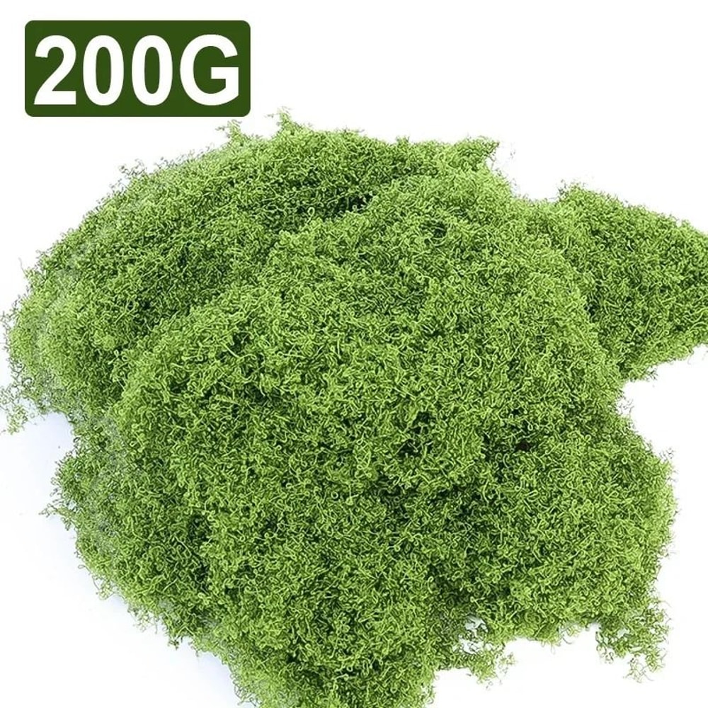 Artificial Eternal Life Moss Decorative Green Grass For DIY Crafts Potting 9