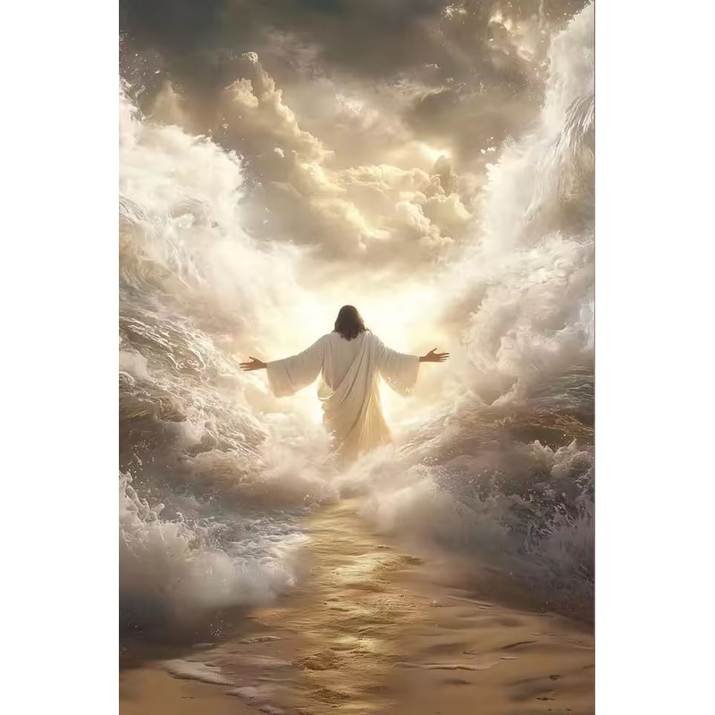 Sacred Heart Of Jesus Holy Spirit Canvas Art Religious Home Sanctuary Decor 25