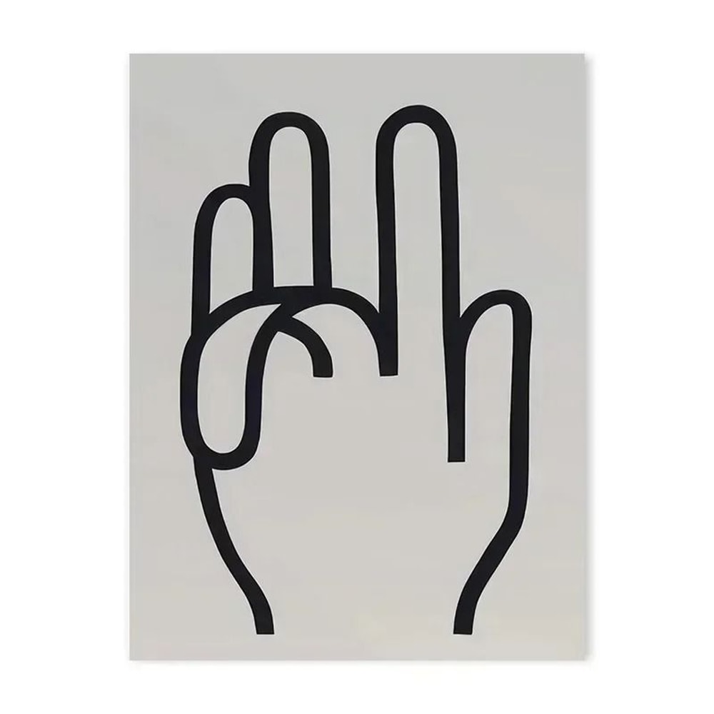 Japanese Vintage Abstract Open Your Print Blue Waves Canvas Wall Art 14