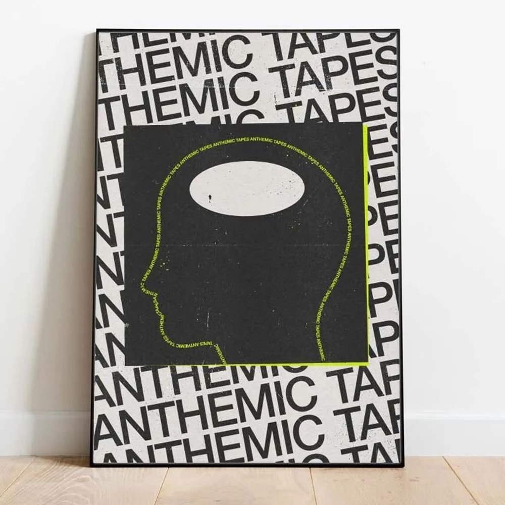 Modern Inspirational Quotes Poster Retro Typography Canvas Wall Art 5