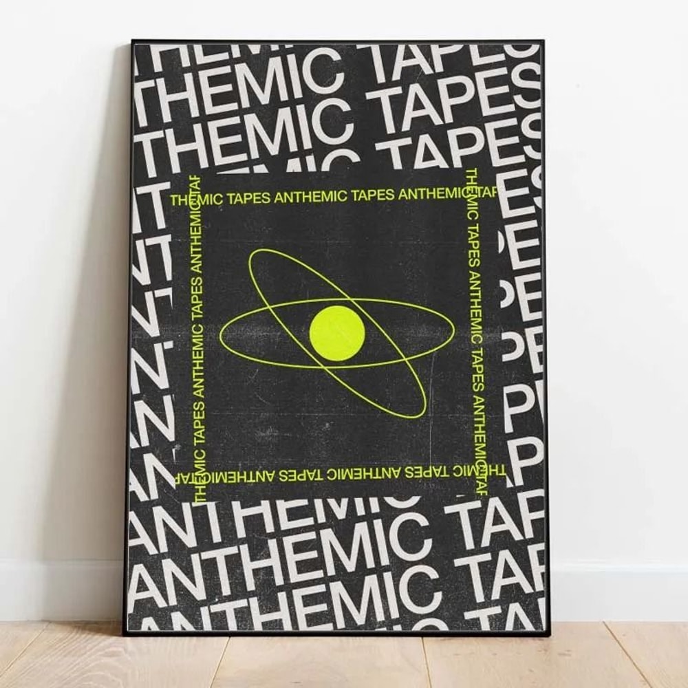 Modern Inspirational Quotes Poster Retro Typography Canvas Wall Art 7