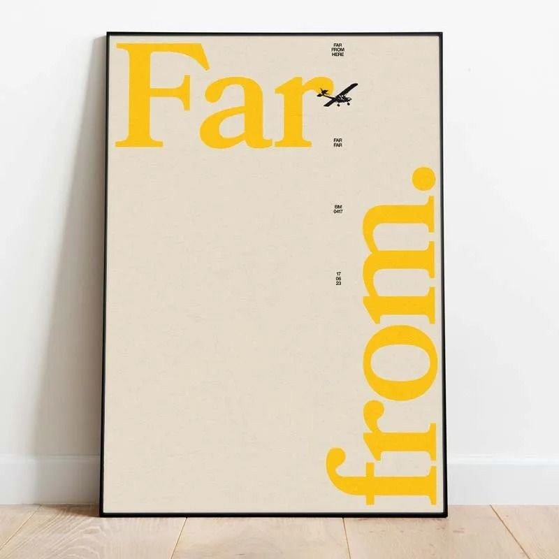 Modern Inspirational Quotes Poster Retro Typography Canvas Wall Art 28