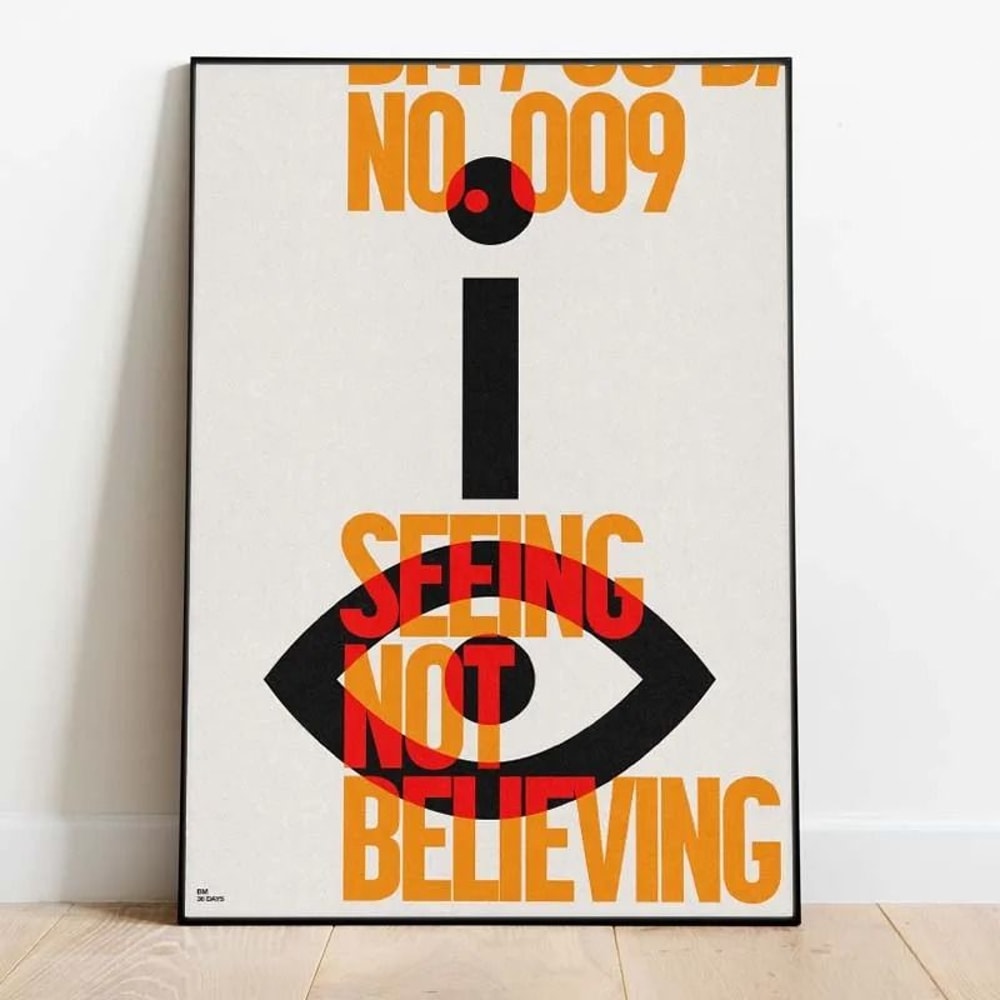 Modern Inspirational Quotes Poster Retro Typography Canvas Wall Art 29