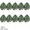 Artificial Monstera Palm Leaves Set Gold Green Silk Tropical Foliage 13